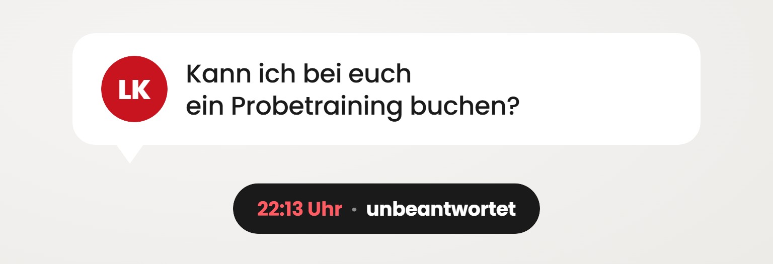 22:13 Uhr, niemand antwortet: Interessentenanfrage per Chat bleibt nachts unbeantwortet