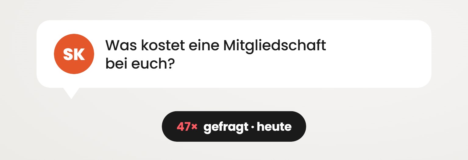 Dieselbe Frage zum 47. Mal: Preisanfrage wird automatisch beantwortet